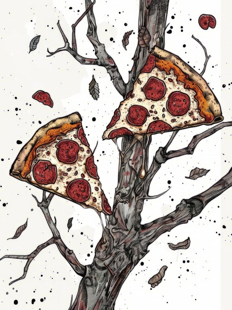 Pizza In The Tree