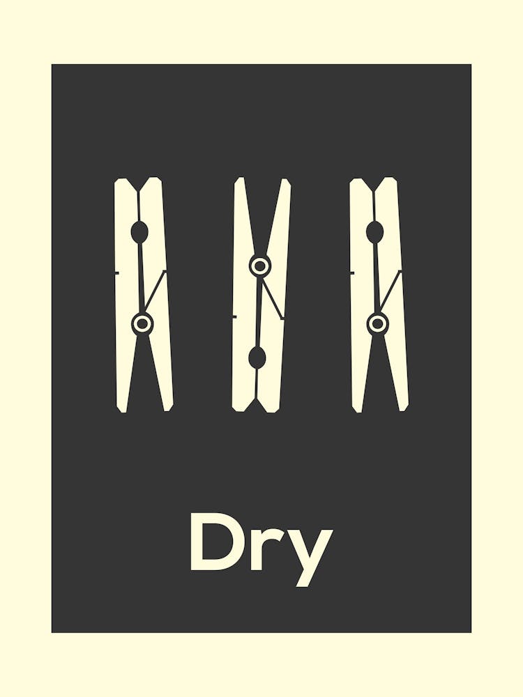 Laundry Print Dry