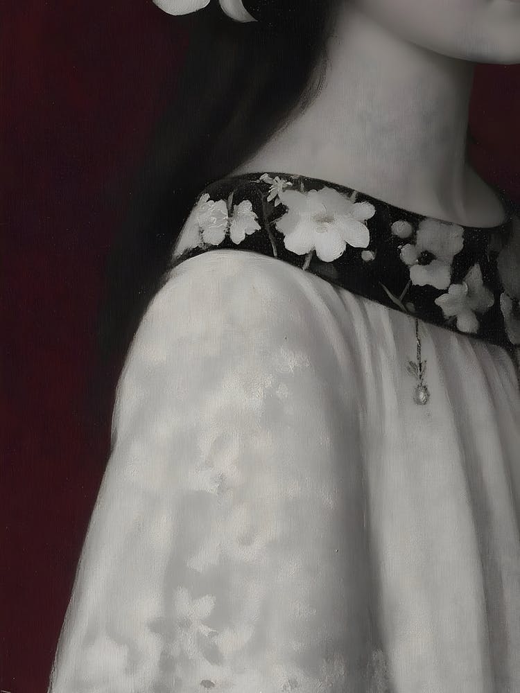 Mädchen mit Blumen 2