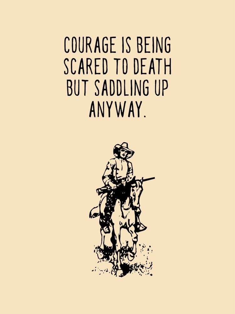 Wild West Cowboy Poster Horseback Riding Wall Art Rodeo Decor Western Vaquero Print