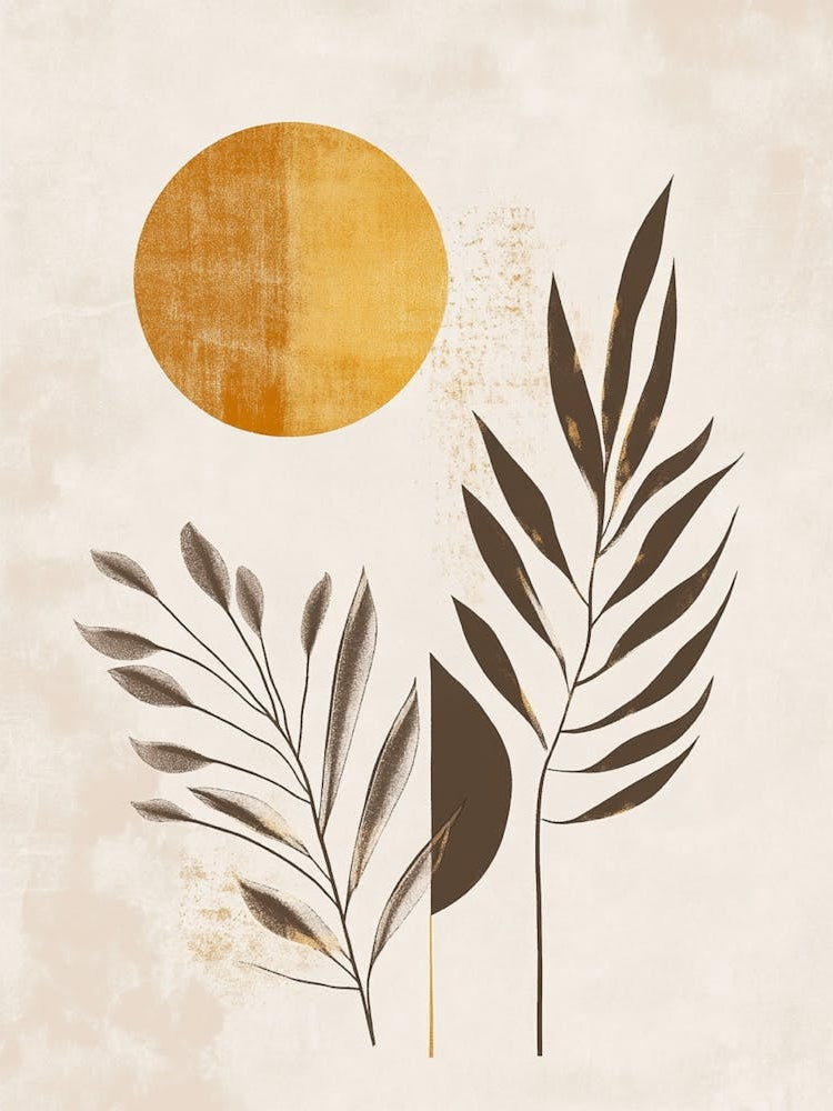 Abstract Leaves Canvas Print 12