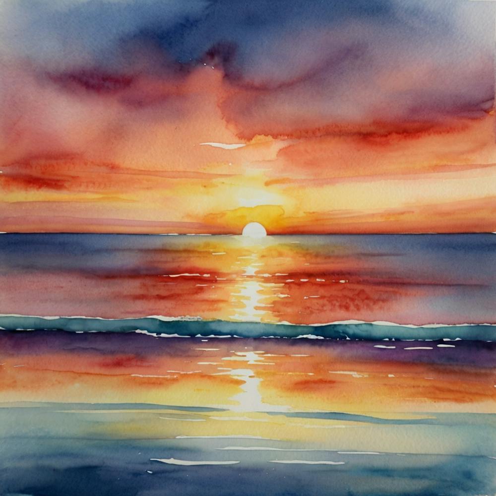 Sunset On The Beach 8