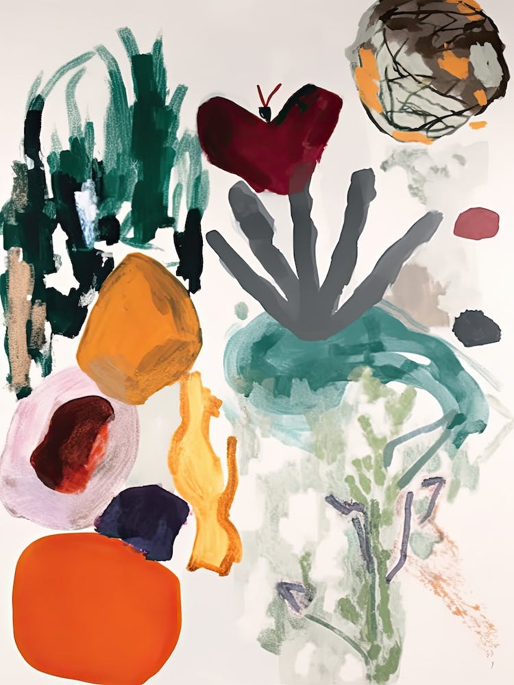 Colourful Chard Illustration 4