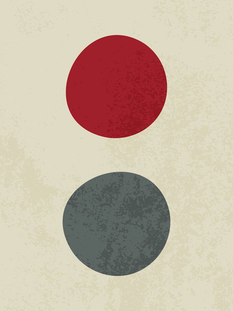 Abstract Minimalist Circle Composition 1