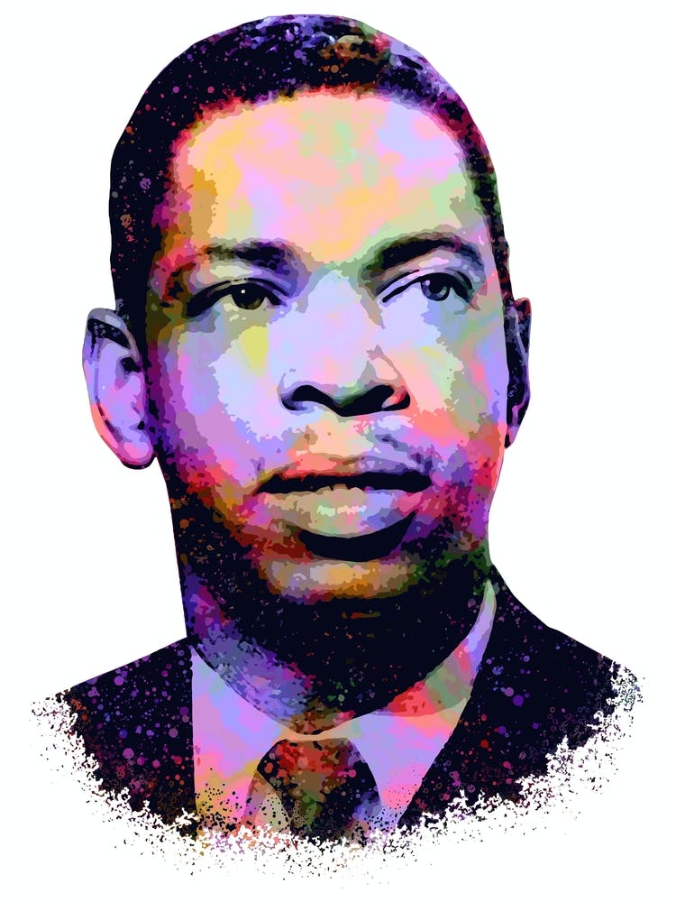 Elmore James Splash Colorful Art