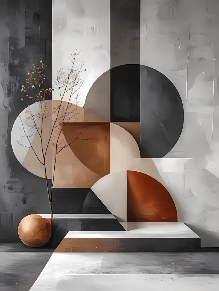 Abstract Geometric Painting 1