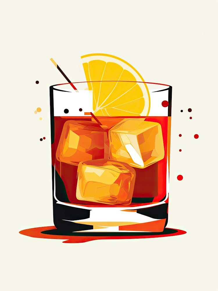 Mid Century Modern Old Fashioned Floral Infusion Cocktail 3