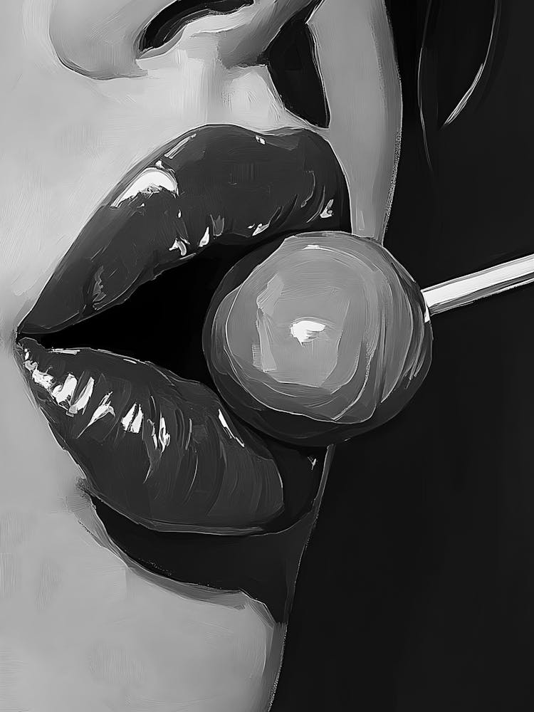 Black And White Painting 123