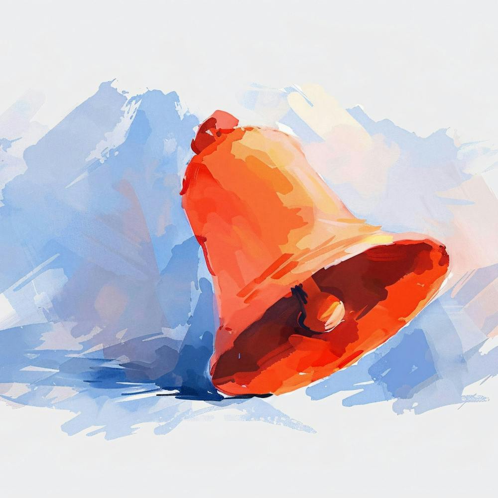 Orange Glocke