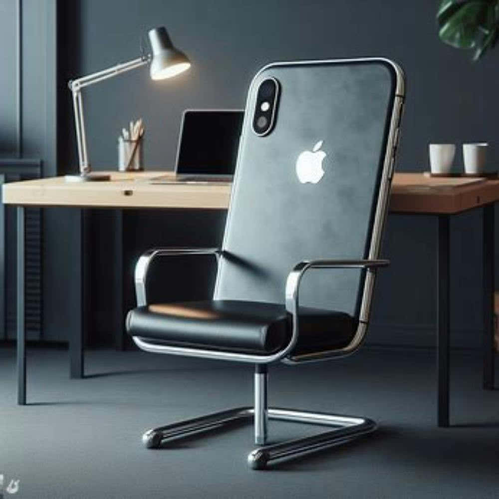 The black IPhone Chair 1