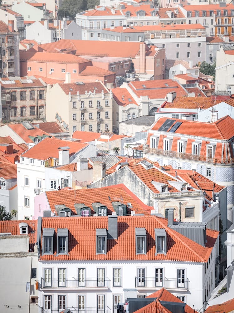 Lisbon Architecture And Rooftops