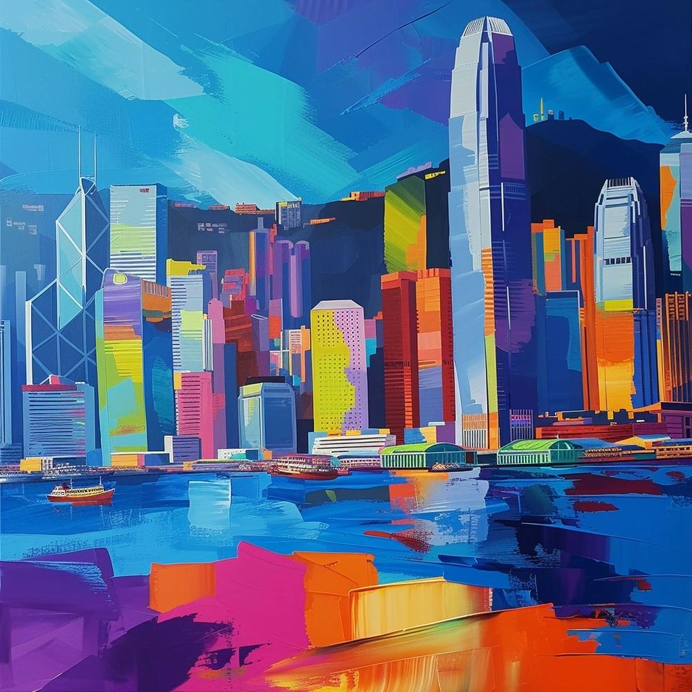 Abstract Travel Collection Hong Kong China 3