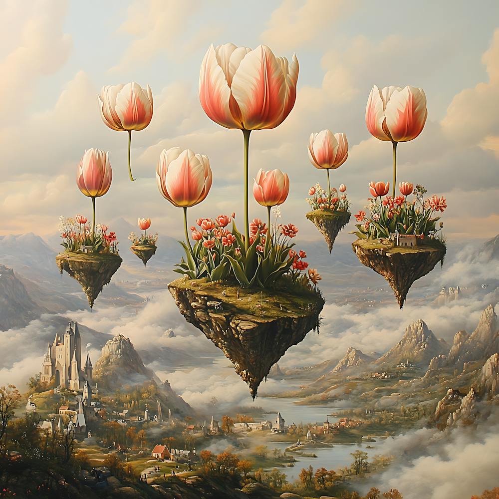 Floating Tulips