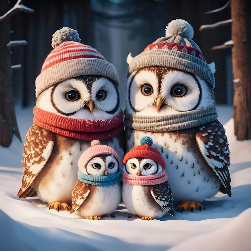Owl Family