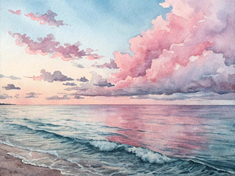 Sunset At The Beach 1