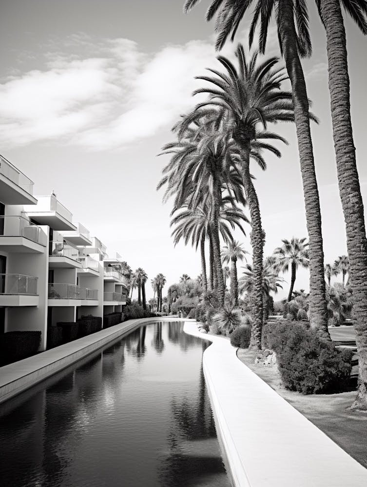 Marbella, Spain, Black And White Old Photo 3