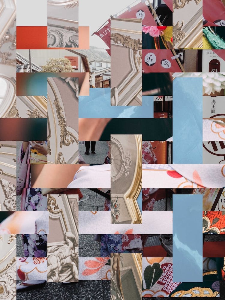 Digital Weave Multicoloured