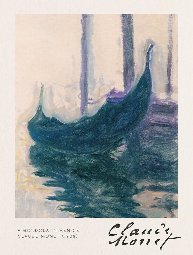 Claude Monet - Chanel'S Gondola