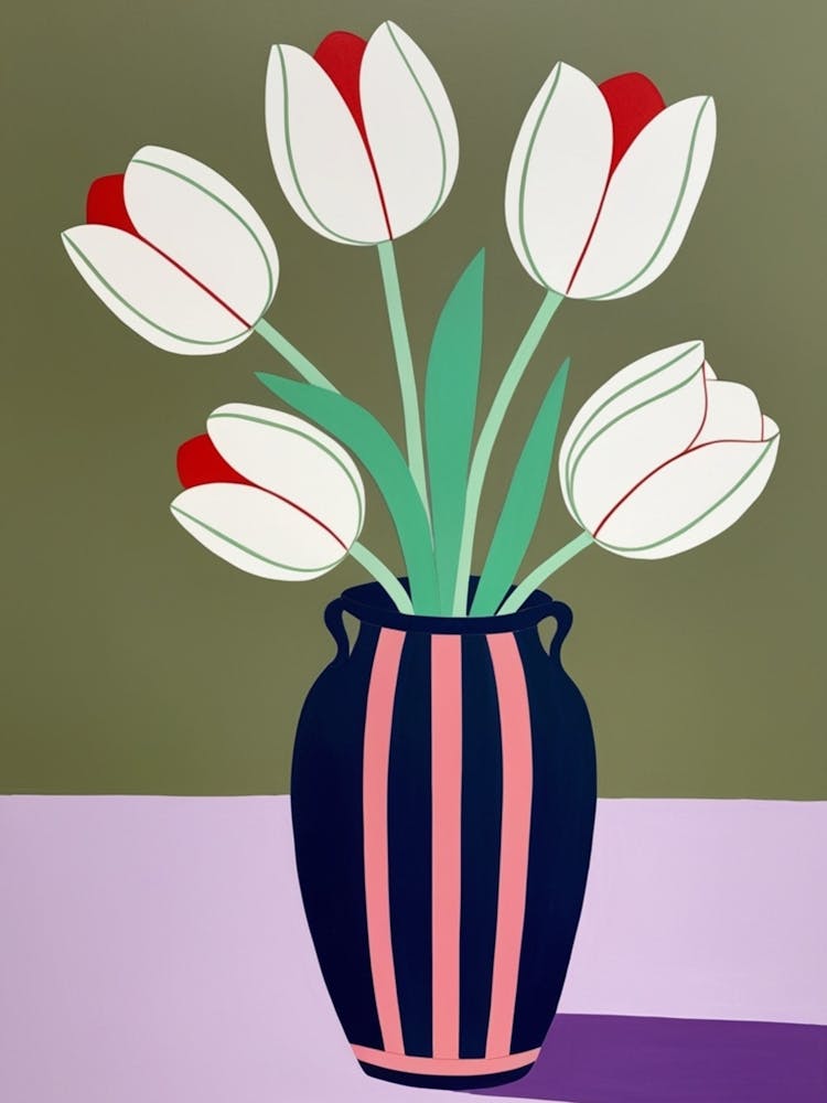 Tulips In A Vase 21