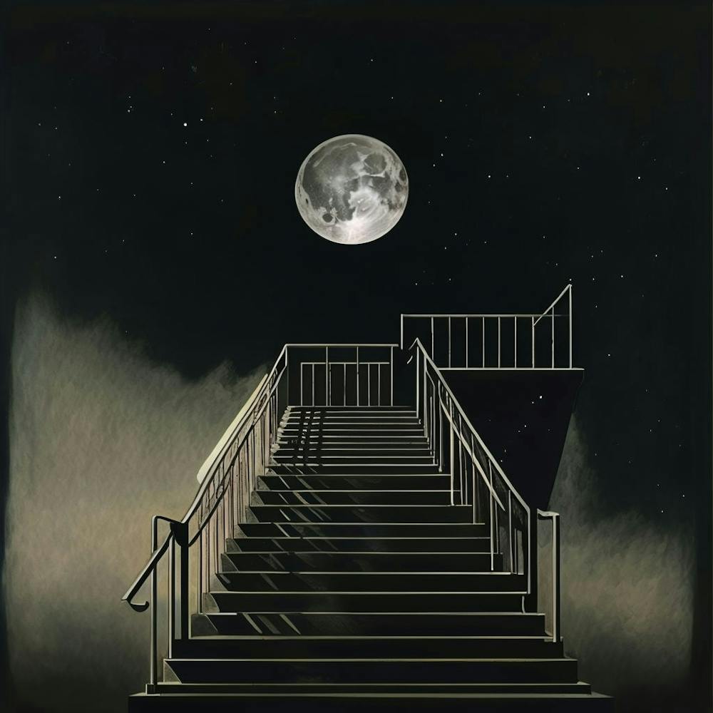 Escaliers Vers La Lune