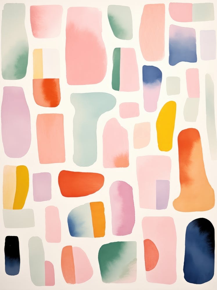 Abstract Watercolor Painting 4