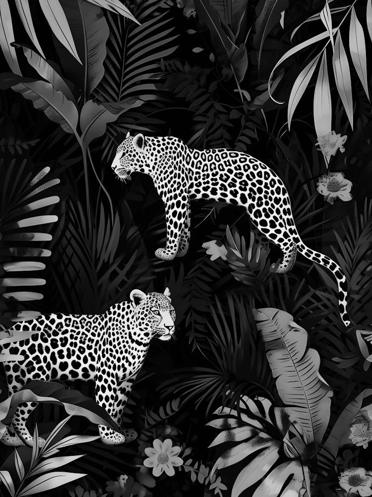Leopards In The Jungle