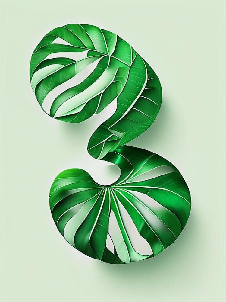 3, Number, Education Jungle Leaf Ii