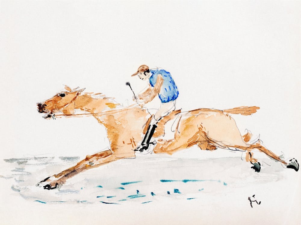 Jockey Au Galop, Henri De Toulouse–Lautrec