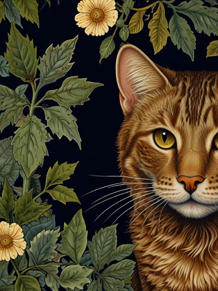 William Morris Tabby Cat