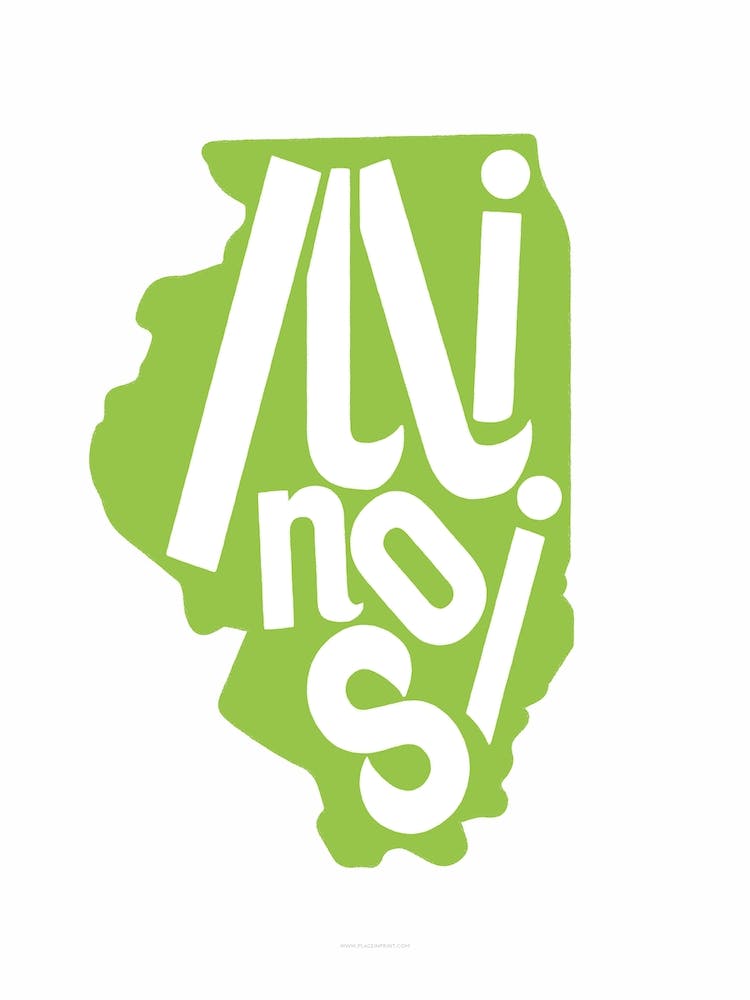 Typographie de l'État de l'Illinois