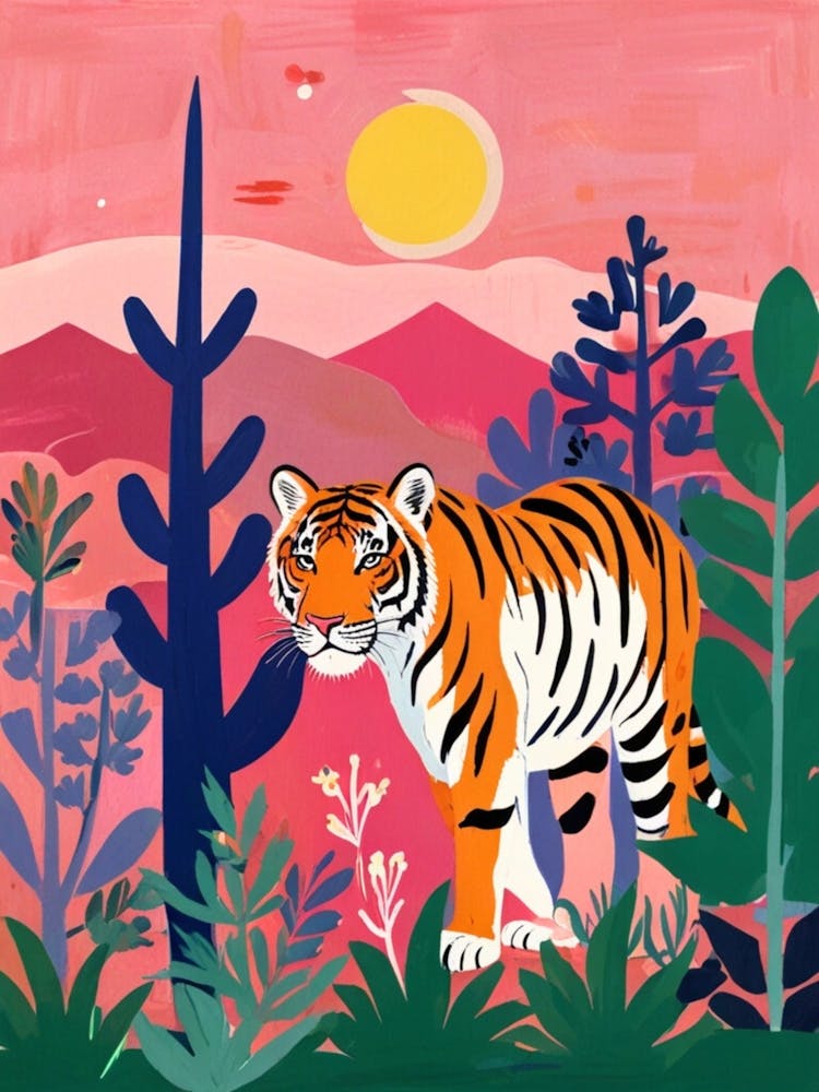 Tiger In The Jungle 1