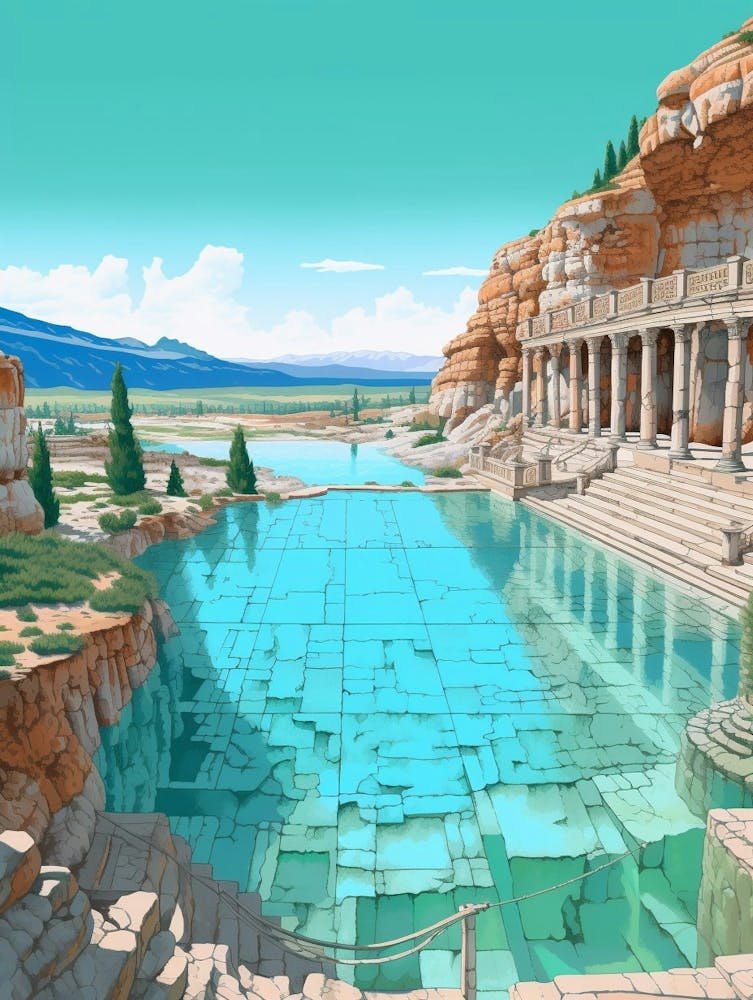Pamukkale Thermal Pools And Hierpolis Cleopatras Pool 4