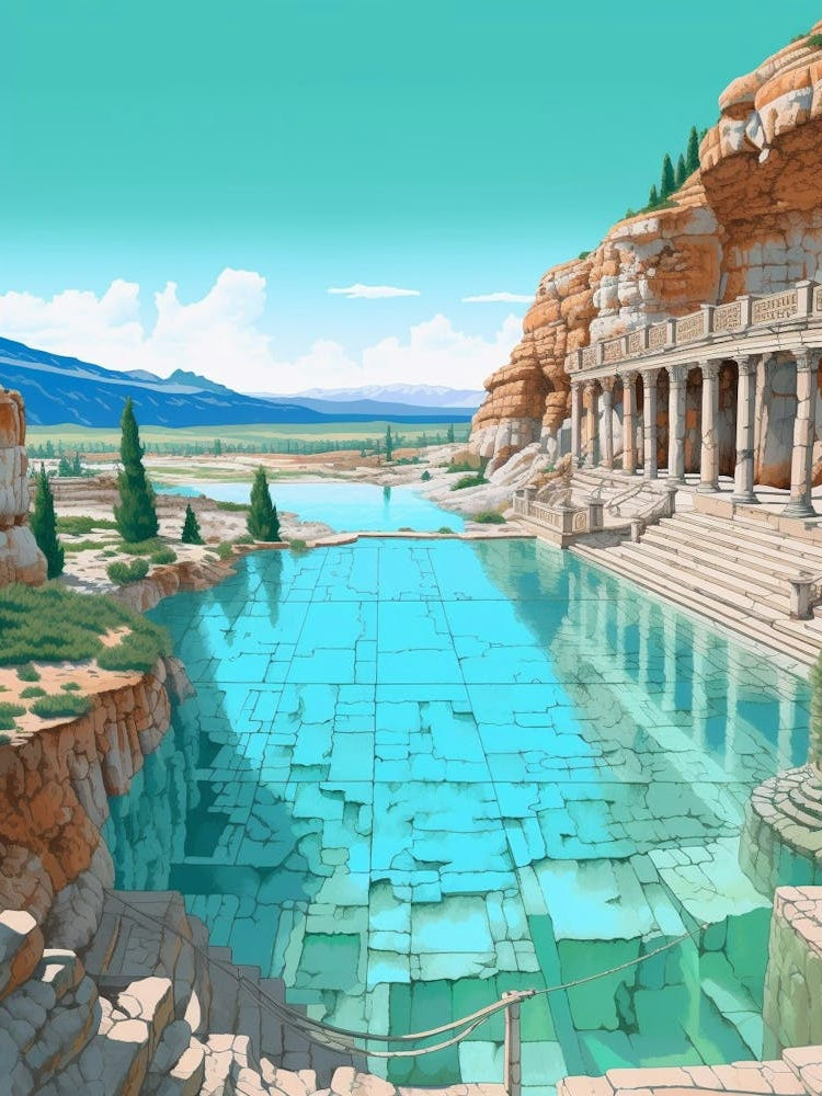 Pamukkale Thermal Pools And Hierpolis Cleopatras Pool 4