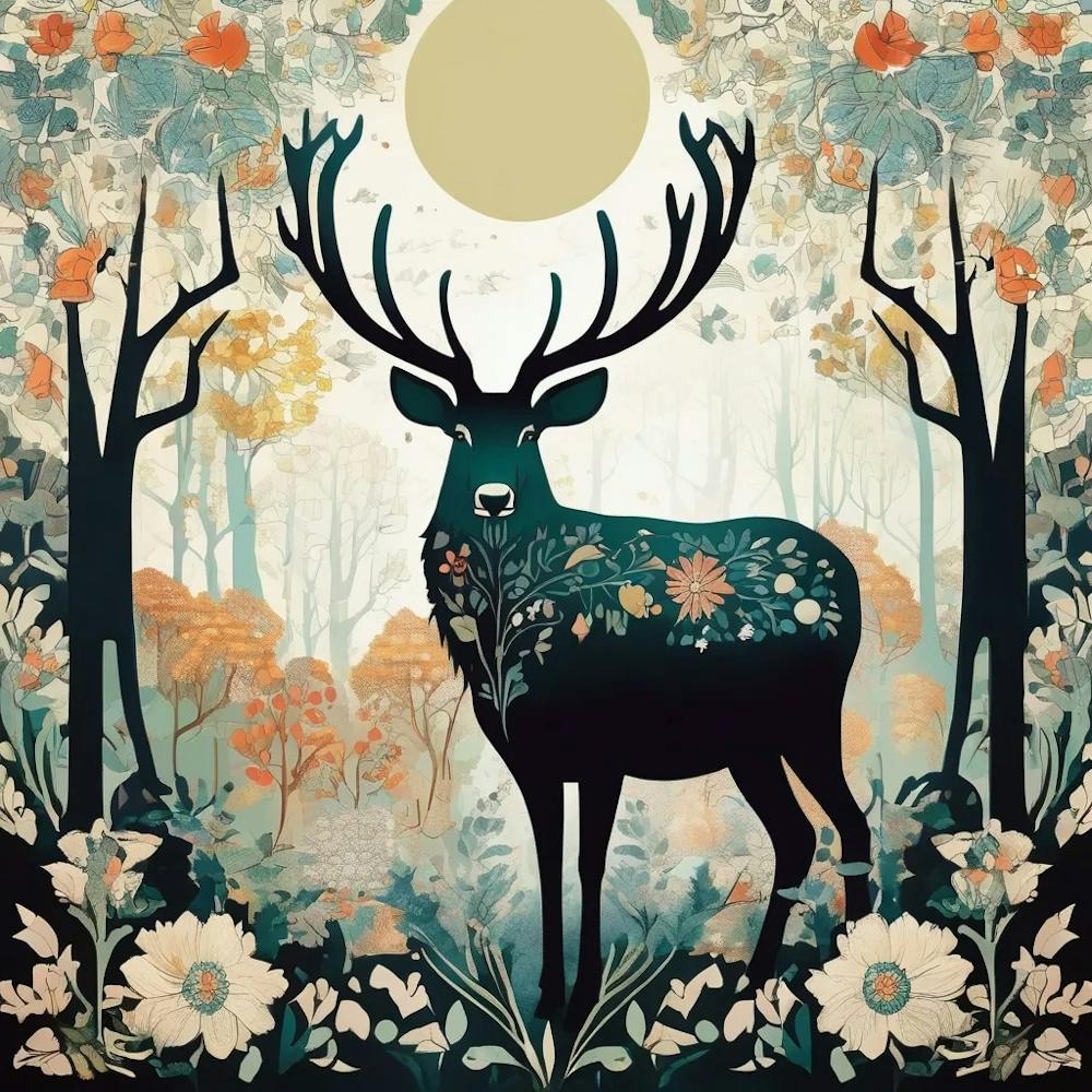 Deer In The Forest