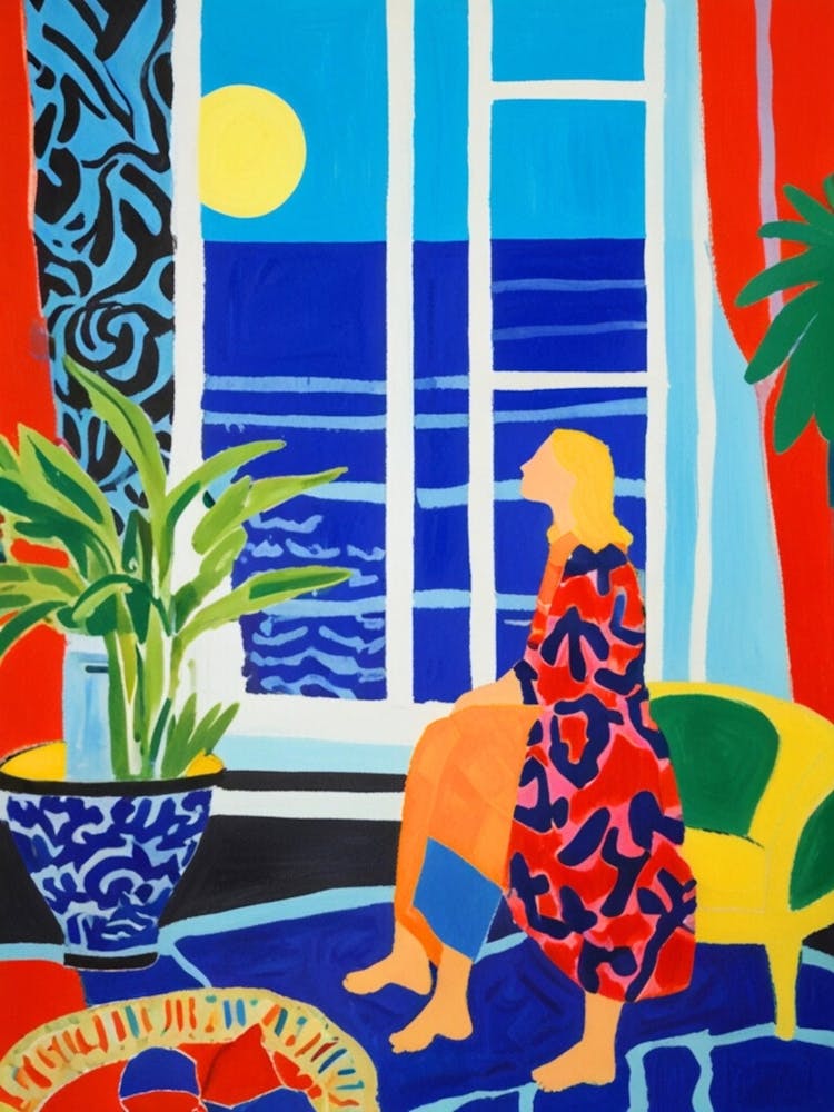 Woman By The Window 1