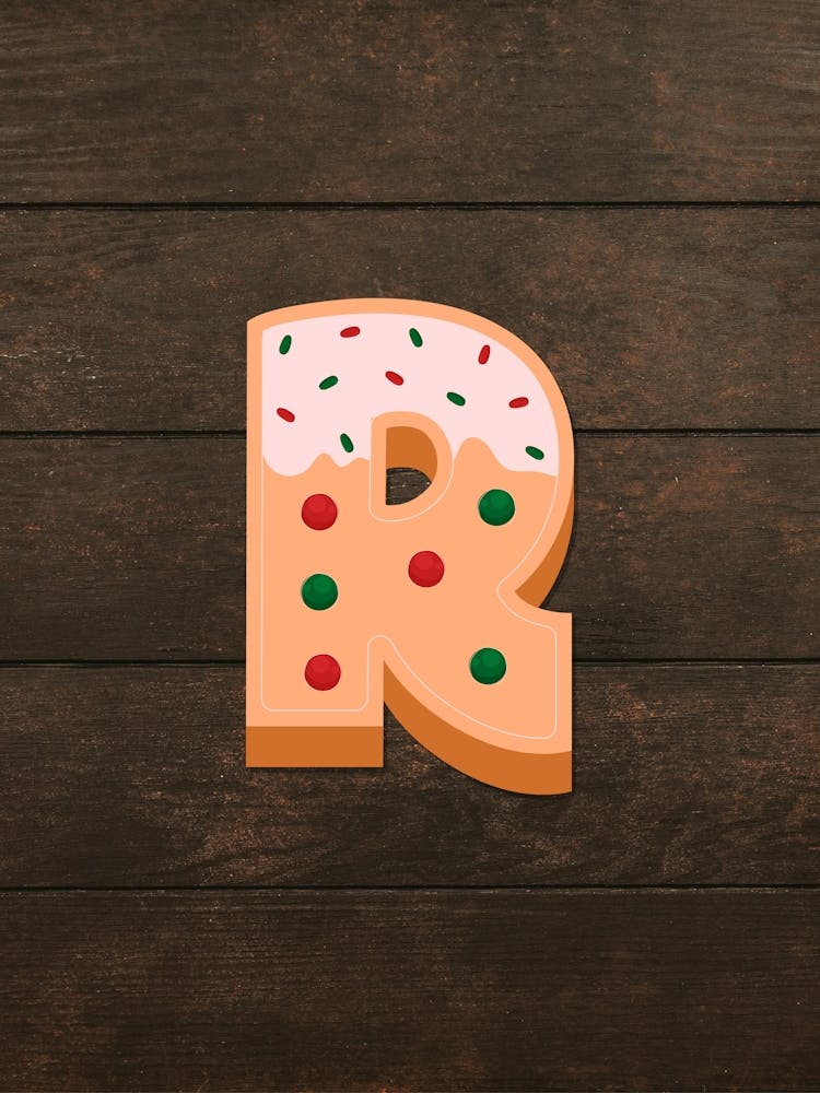 Gingerbread Christmas Letters Living Room Holiday Display 18