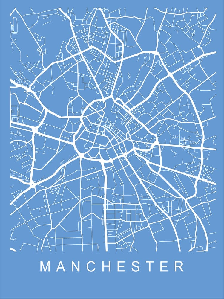 Manchester Map Blueprint
