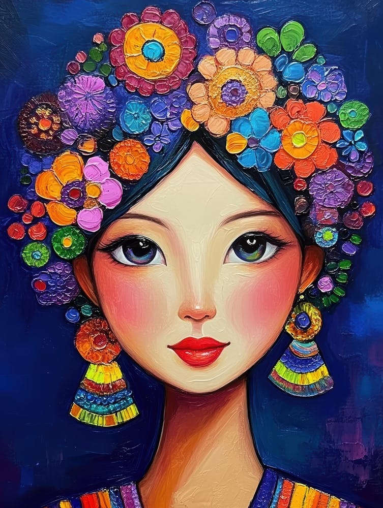 Mexican Flower Girl