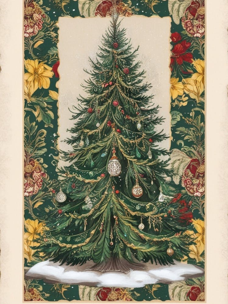 William Morris Christmas Tree 41