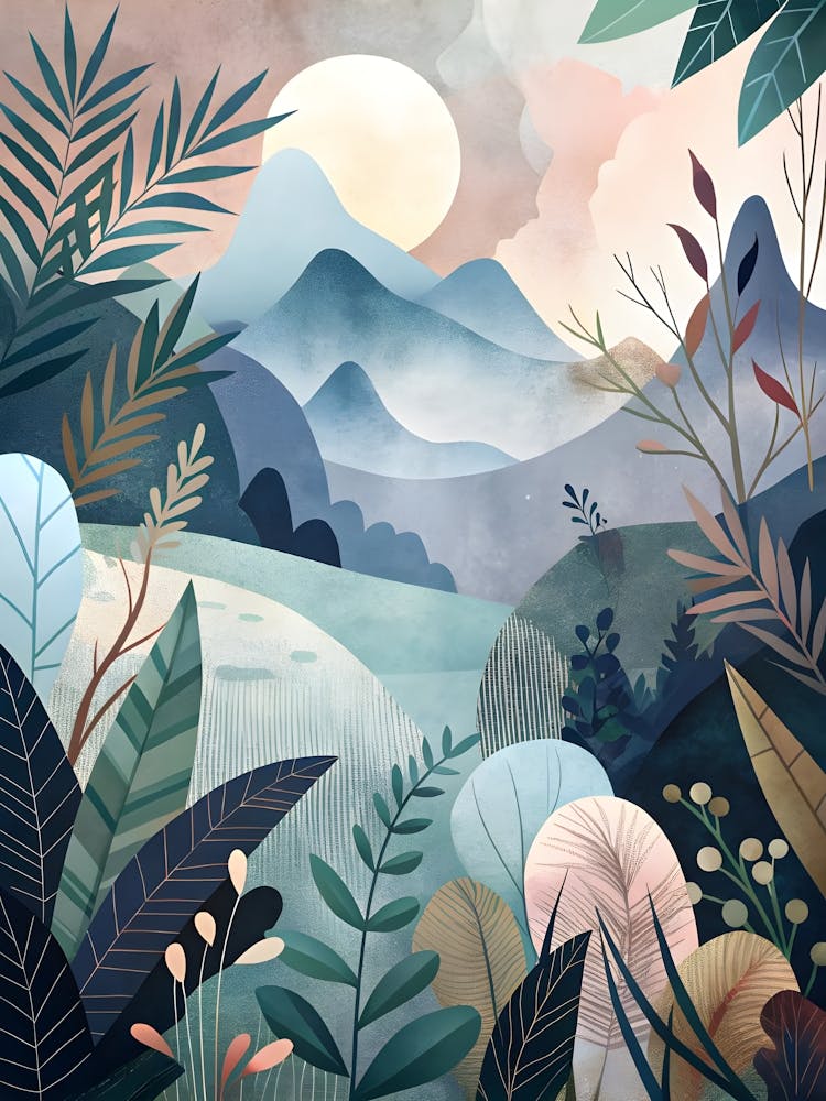 Landscape Watercolor Illustration