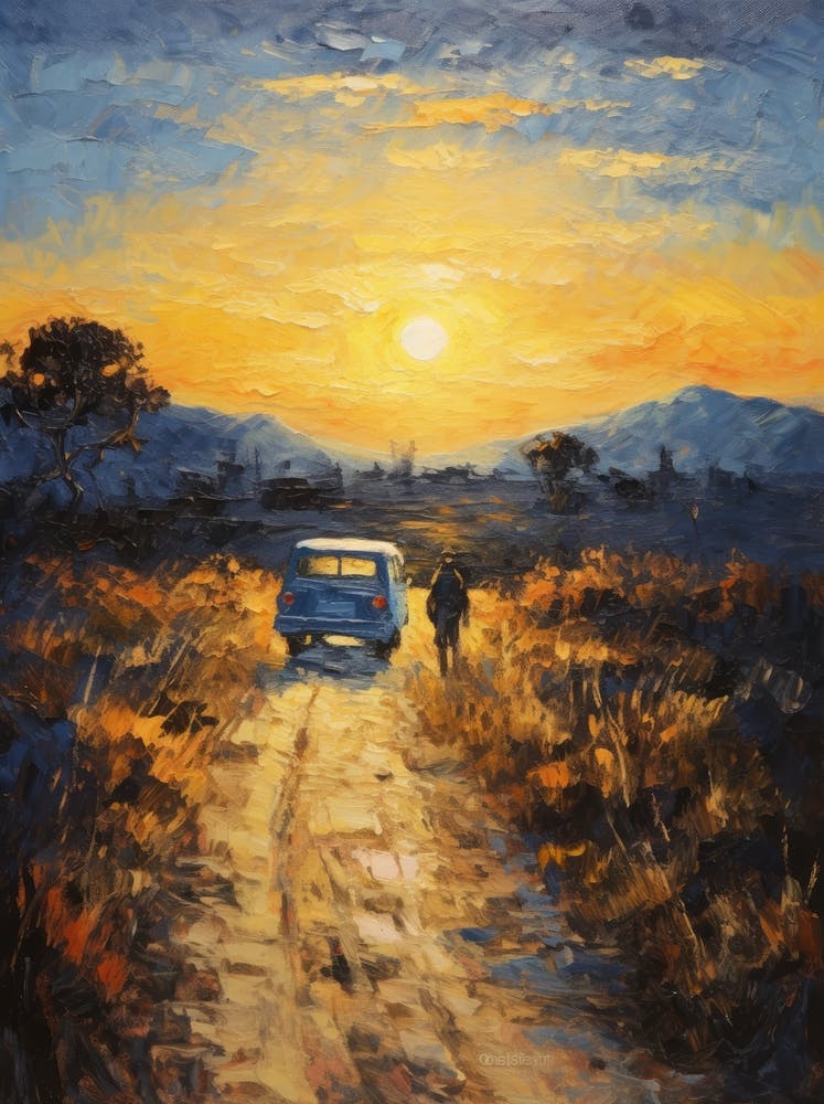 Sunset On The Road 2