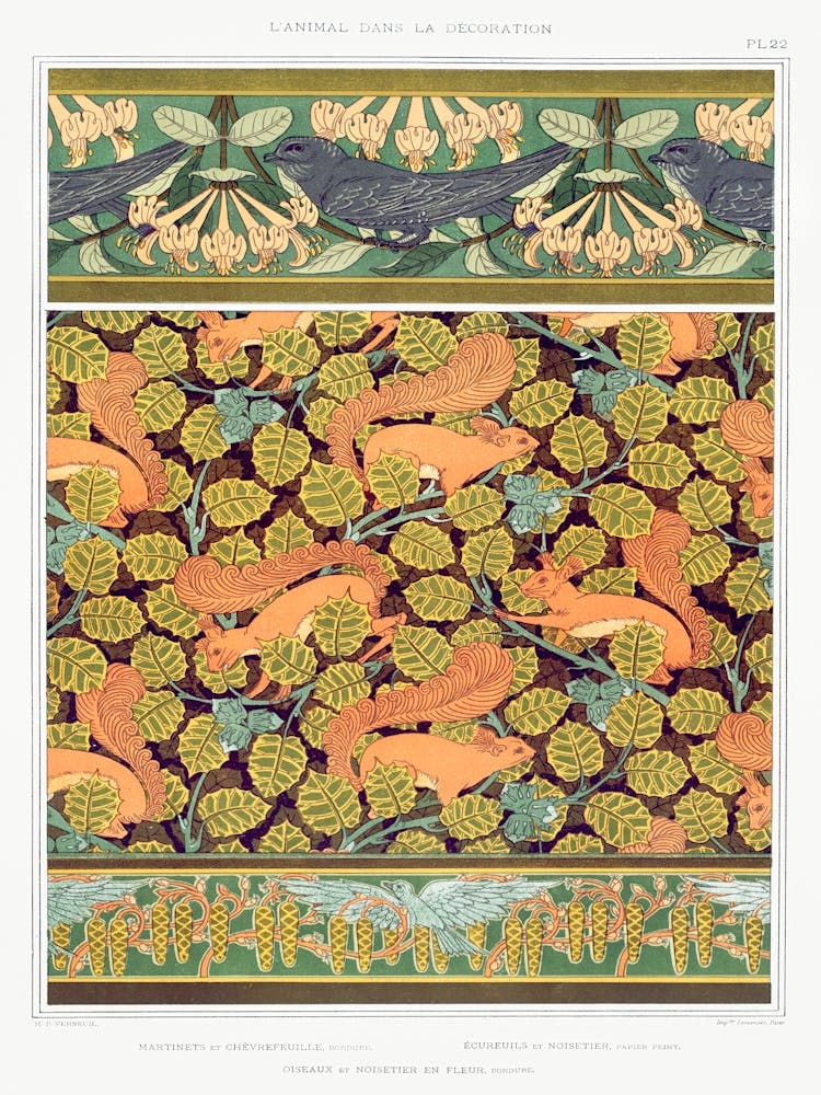 Swifts And Honeysuckle, Maurice Pillard Verneuil