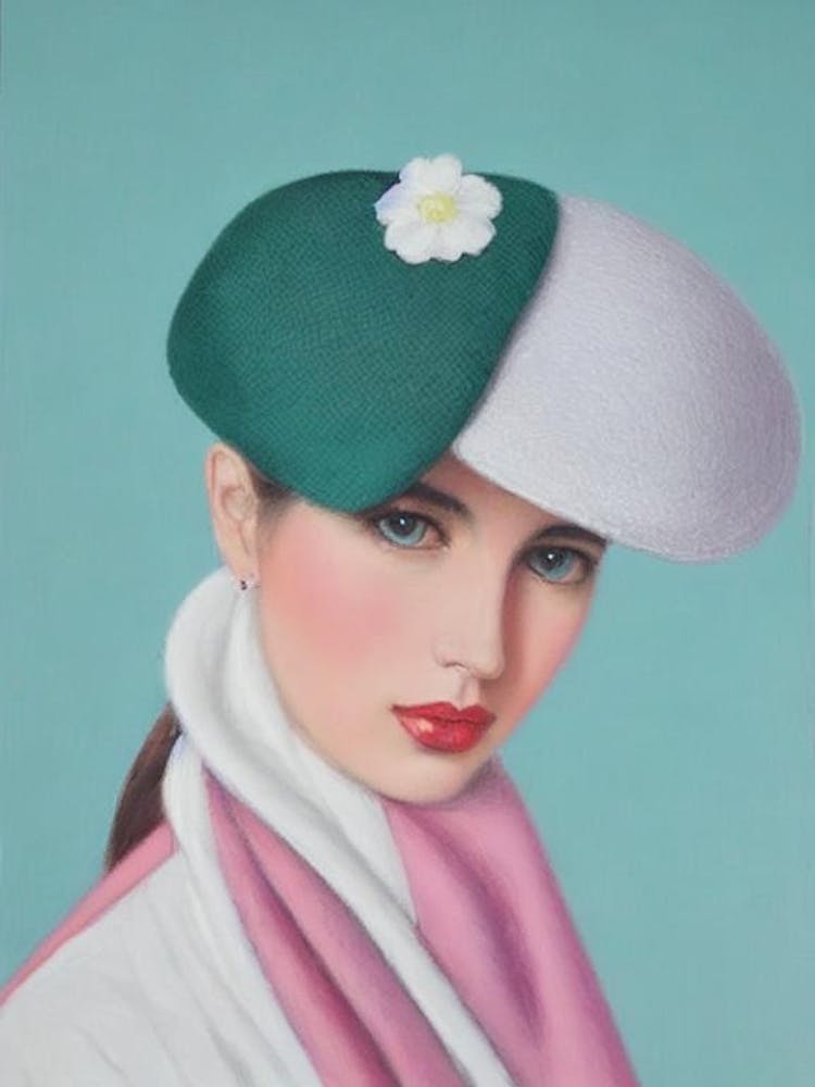 Beret Colourful Illustration