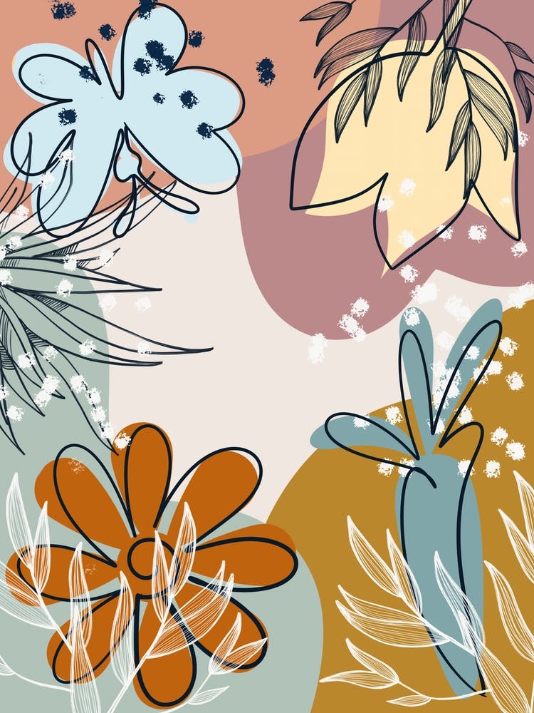 Abstract Floral Pattern 11