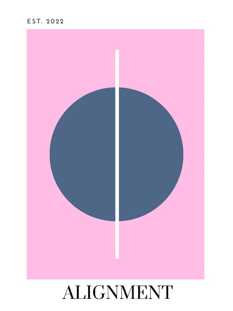 9 Alignment - light pink