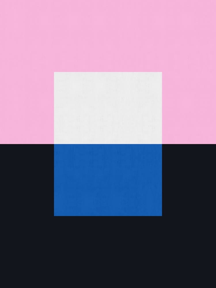 Pink and blue geometry 3