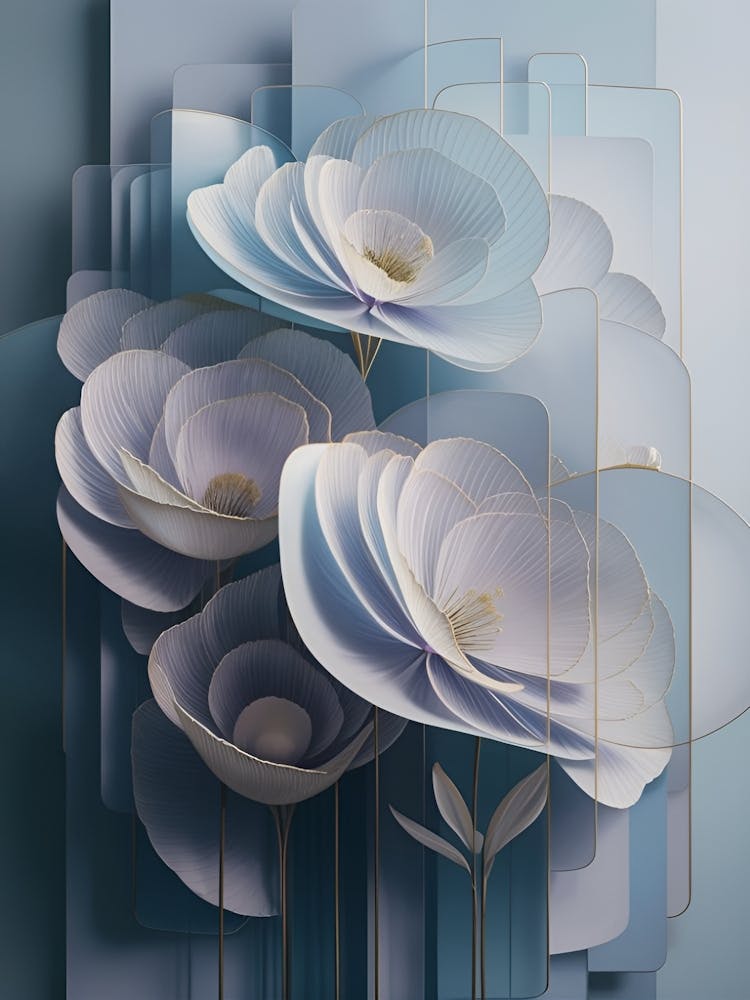 Papierblumen 6