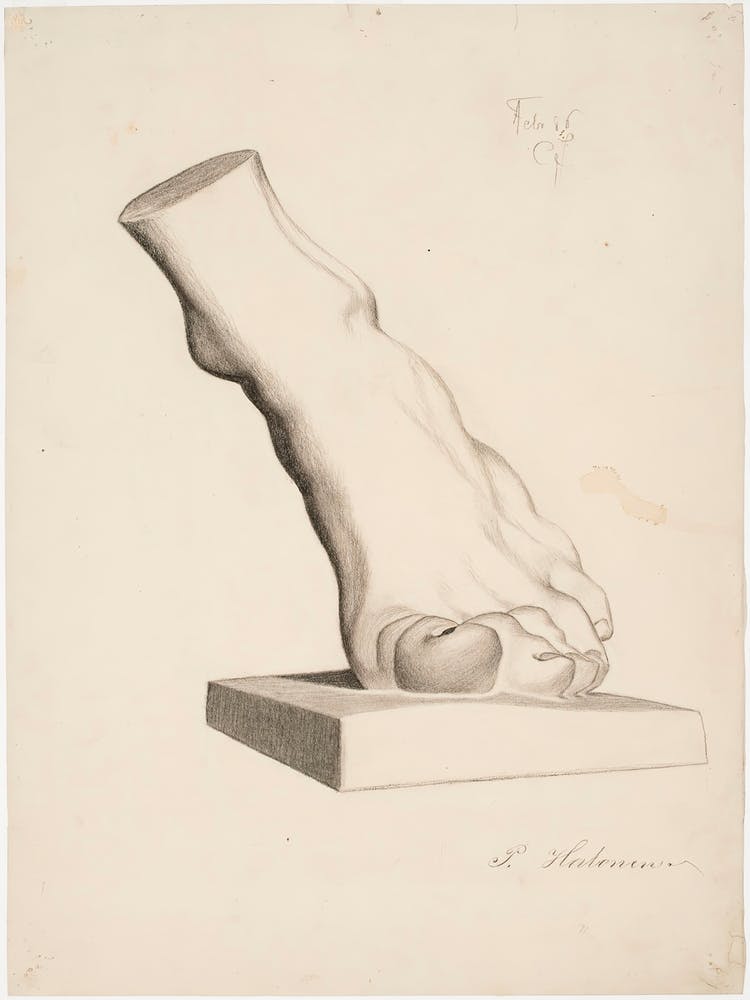 Foot, Plaster Cast (1886), Pekka Halonen
