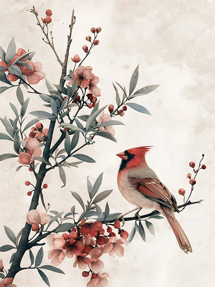 Bird Flowers Chinese Style 1