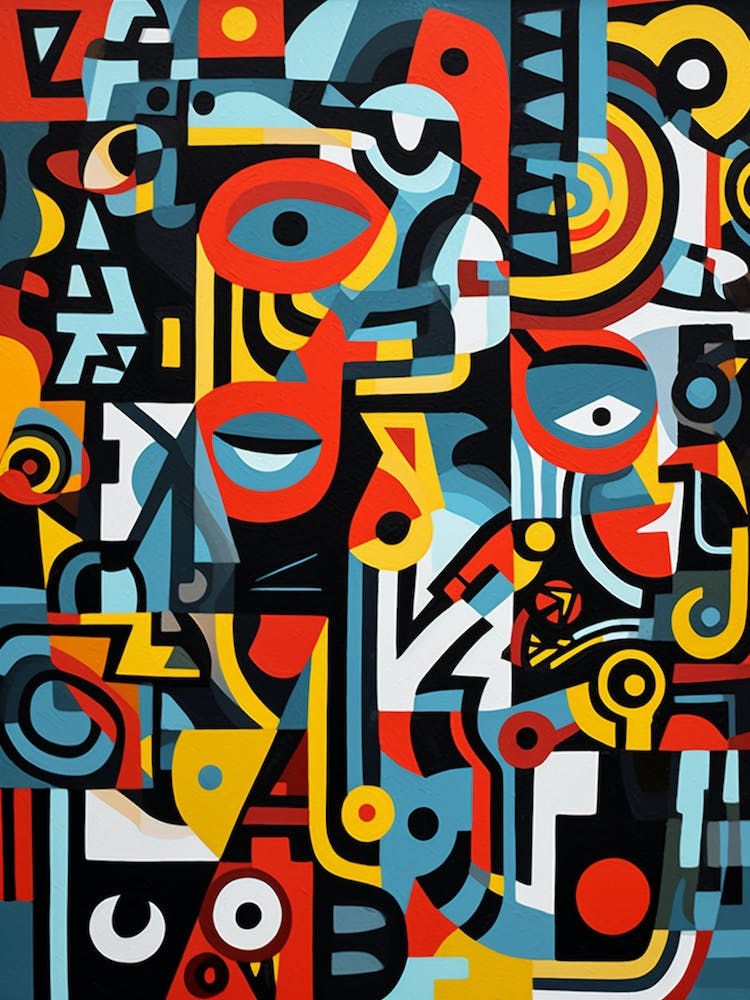 Afrozentrische Musterillustration 2